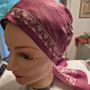 Scarf in Rich Purple and Pink